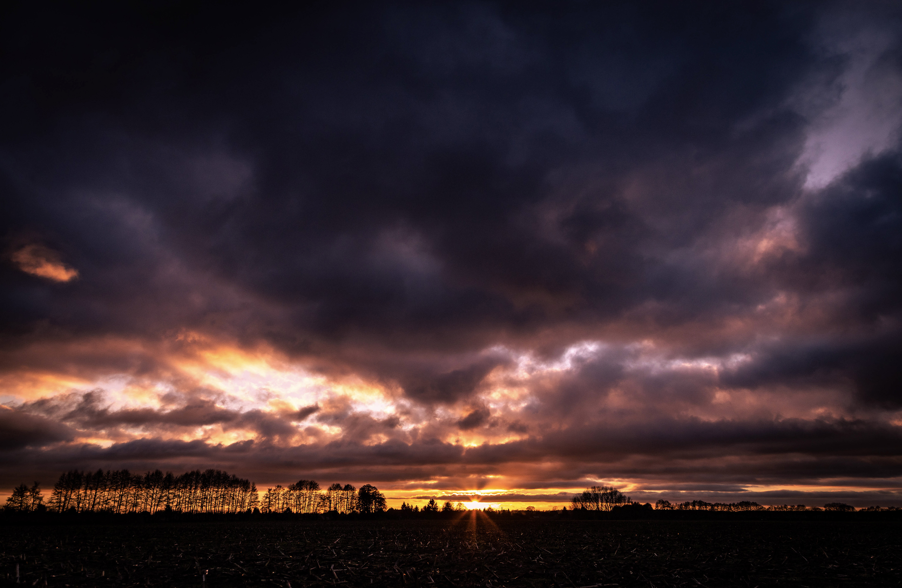 Landschaftsfotografie Nuthe-Urstromtal Sonnenuntergang